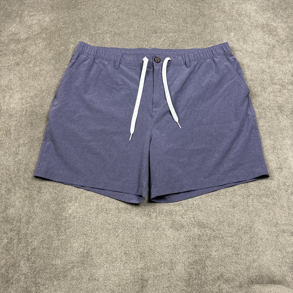 Chubbies Everywear Shorts Mens 2XL 6" Performance Athletic Gym Stretch Blue